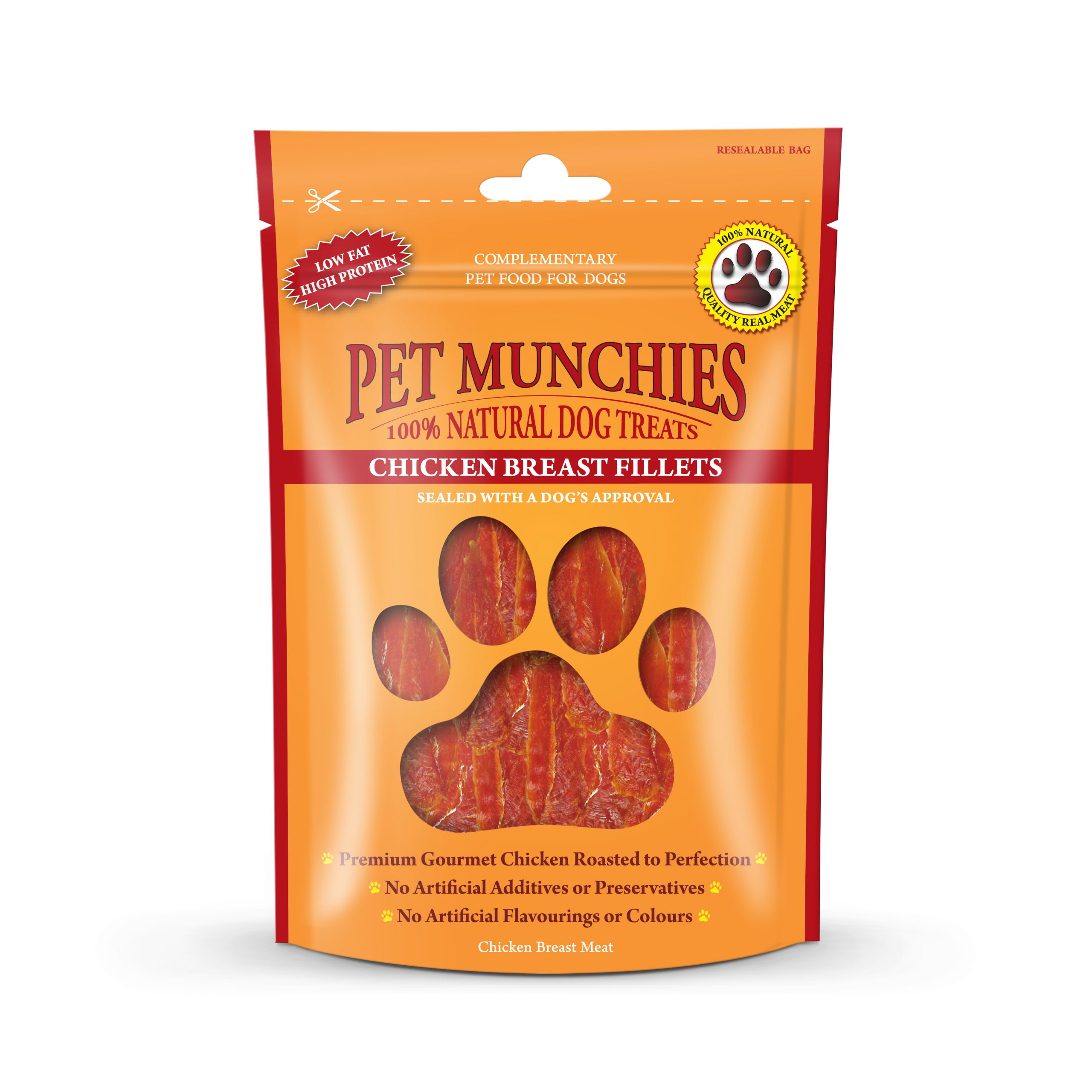 pet munchies chicken breast fillet dog treats