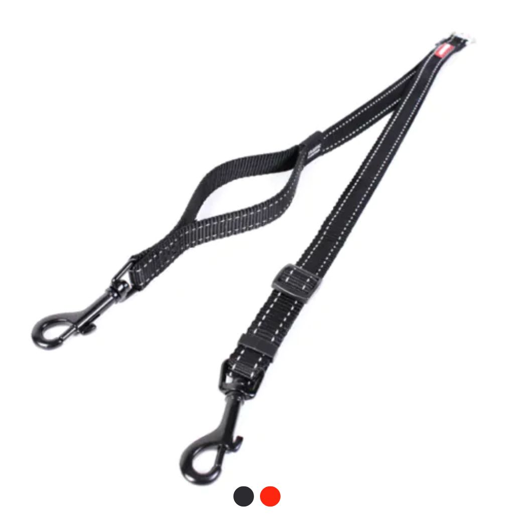 Ezydog Soft Touch Coupler walk 2 dogs