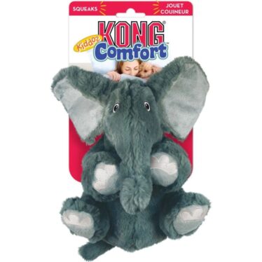 Kong comfort kiddos elephant soft dog toy