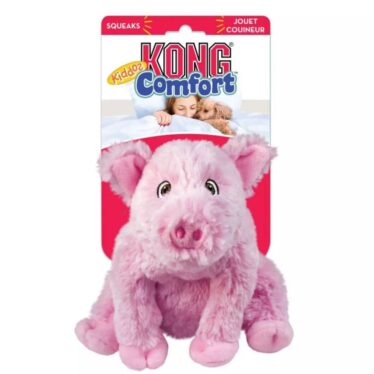 Kong comfort kiddos pig soft dog toy