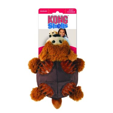 Kong shells bear durable dog toy