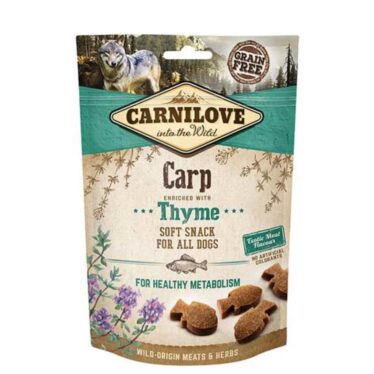 carnilove dog treats carp and thyme