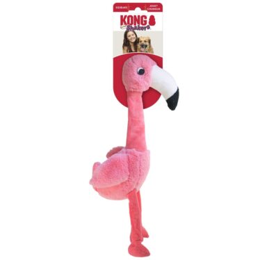 kong honkers flamingo dog toy